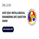 GATE 2026 Metallurgical Engineering Question Paper with Solutions